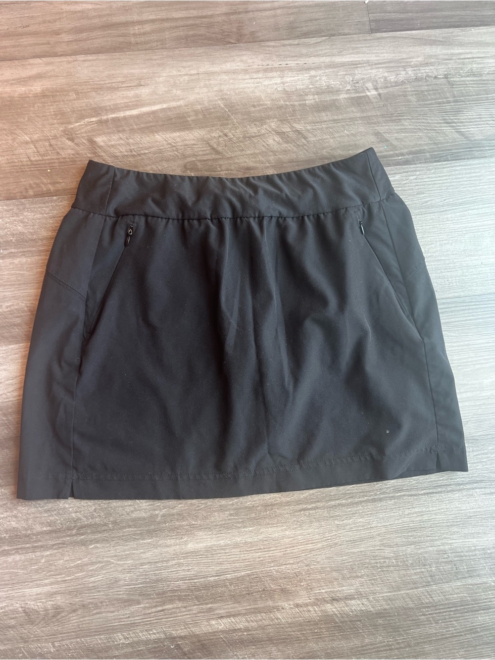 RBX Black Active Mini Skort with Zip Pockets